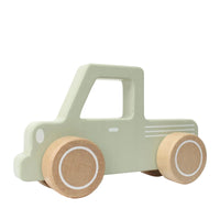 Mint Wooden Pick up car