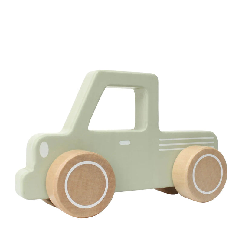 Mint Wooden Pick up car