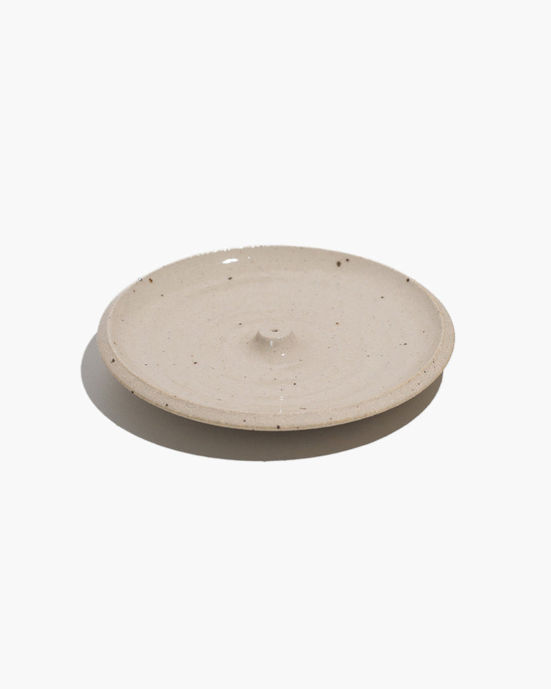 Stoneware Ceramic Incense Holder - Specked