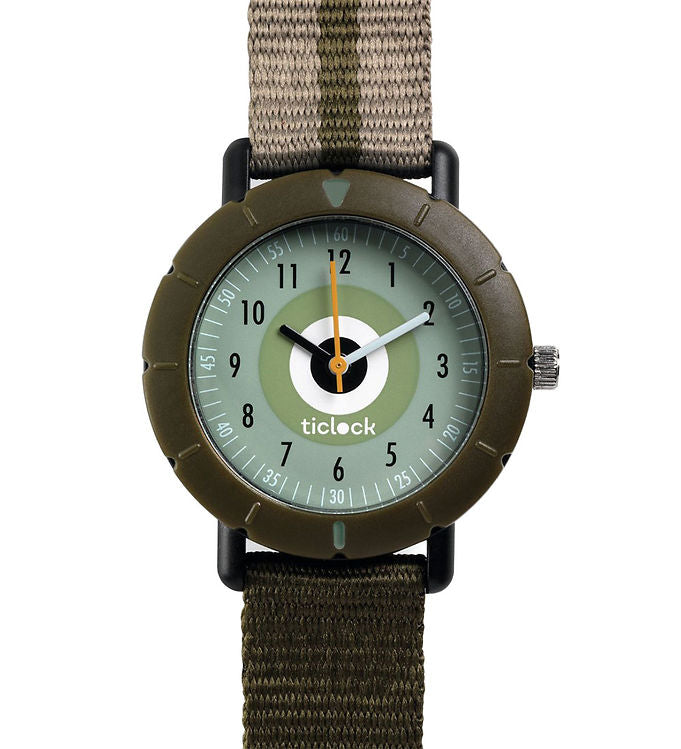 Green Target Sport Watch