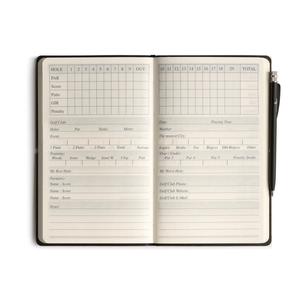 Golf Notebook - Black
