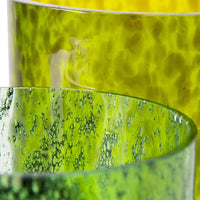 Cheetah Glass Vase - Green