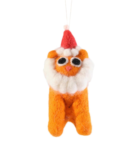 Claws, Cat with Christmas Beard Christmas Decoration