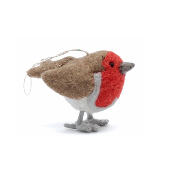 Mini Natural Robin Decoration