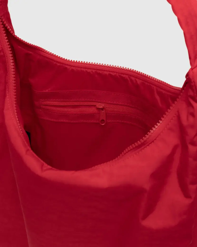 Nylon Shoulder Bag - Candy Apple Red