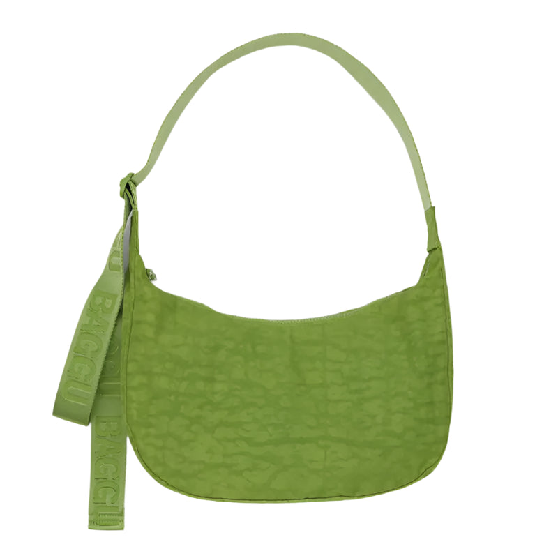Medium Nylon Crescent Bag - Juicy Green