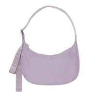 Medium Nylon Crescent Bag - Dusty Pink