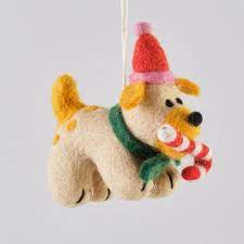 Wrap - Martha Dog with candy cane