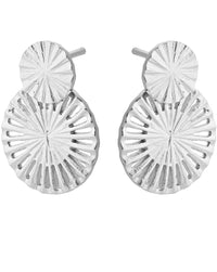 Small Starlight Earrings - Silver