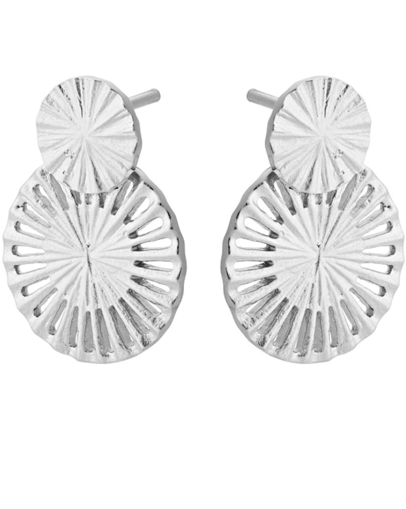 Small Starlight Earrings - Silver