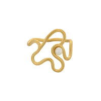 Bay Pearl Ring - Gold Plated