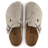 Birkenstock -Wool Felt Boston Clog - Eggshell