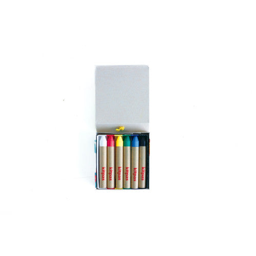Kitpas Crayons Ecru, Set of 6 - Bird