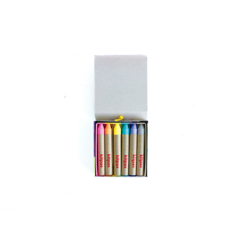 Kitpas Crayons Ecru, Set of 6 - Face