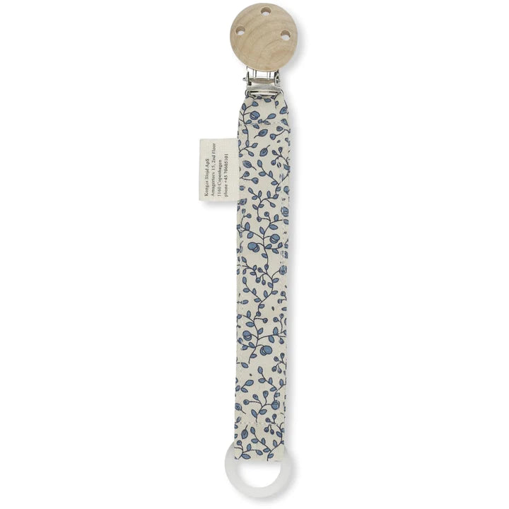 Konges Sløjd - Pacifier Strap - Blossom Blue