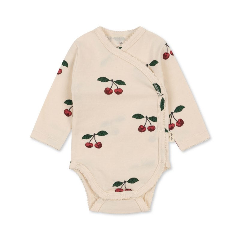 Konges Sløjd - Longsleeve Newborn Body - Ma Grande Cerise
