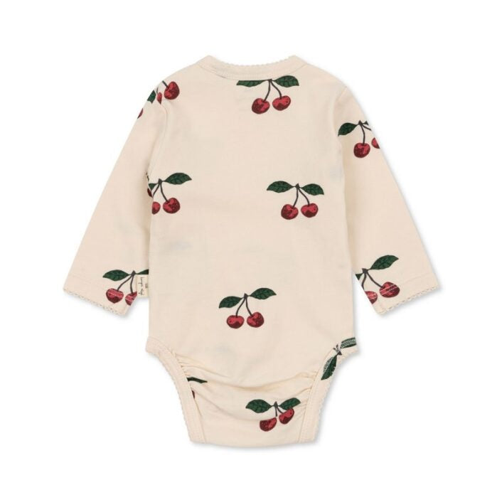 Konges Sløjd - Longsleeve Newborn Body - Ma Grande Cerise