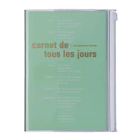 Mark's A6 Zipper Notebook DAYS - Mint