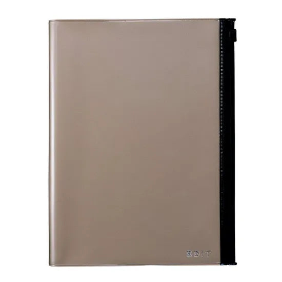 Mark's Grid Notebook A5 with Cover - Light Latte