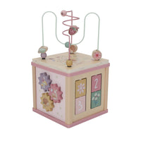 Wooden Activity Cube - Fairy Garden