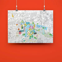 Giant Colouring Poster - London