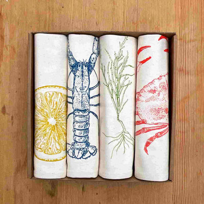 Napkin Gift Set of 4 - Seafood