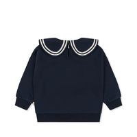 Konges Sløjd - Lou Betty Collar Sweatshirt - Total Eclipse