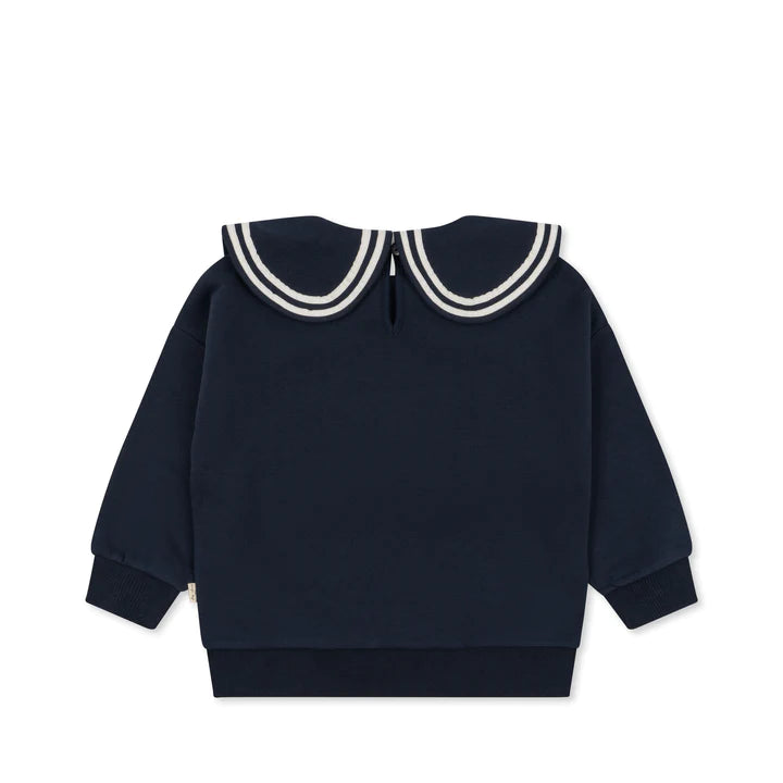 Konges Sløjd - Lou Betty Collar Sweatshirt - Total Eclipse