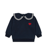 Konges Sløjd - Lou Betty Collar Sweatshirt - Total Eclipse