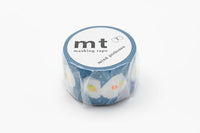 x Mina Perhonen - Washi Tape - Hana Hane Blue - 30mm