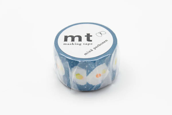 x Mina Perhonen - Washi Tape - Hana Hane Blue - 30mm