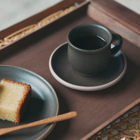 Mui Cup & Saucer 90ml - Brown