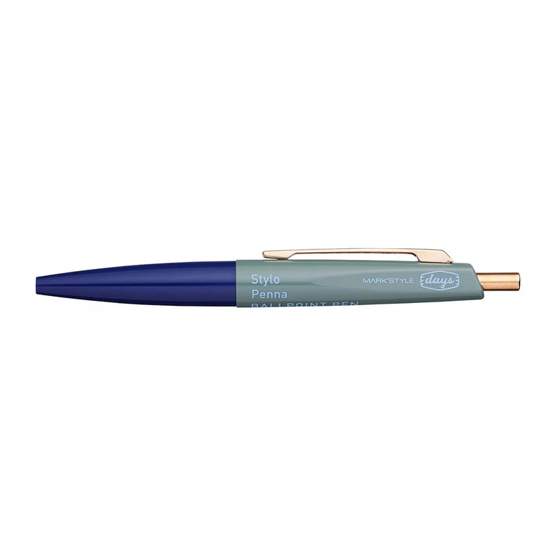 Mark's Mini Ballpoint Pen Anterique X DAYS - Navy/Sage Green