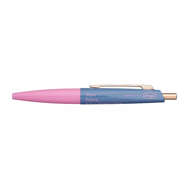 Mark's Mini Ballpoint Pen Anterique X DAYS - Blue/Pink