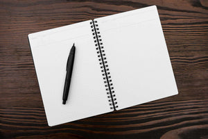 MNEMOSYNE Notebook 5mm Dot Grid Navy