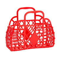 Retro Basket Jelly Bag - Mini Red