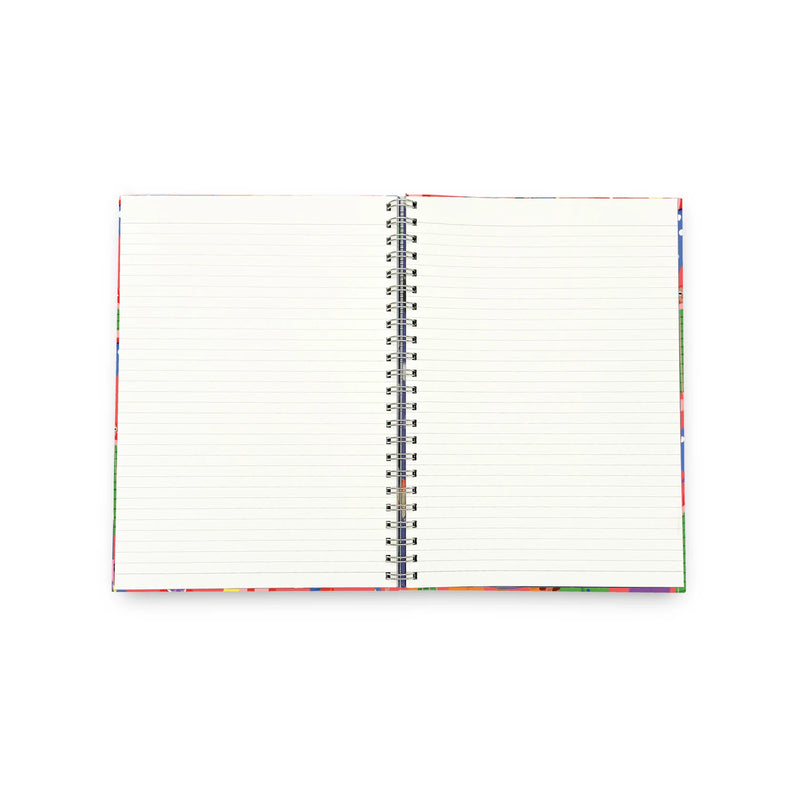 A4 Lined Spiral Notebook - City Folk