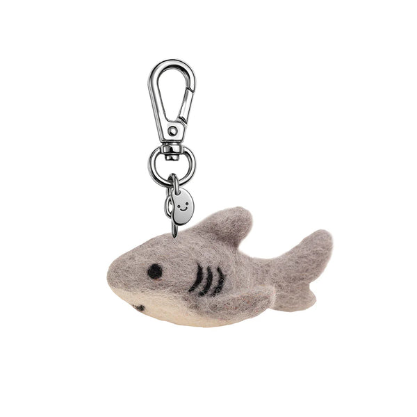 Simon the Shark Felt Keychain