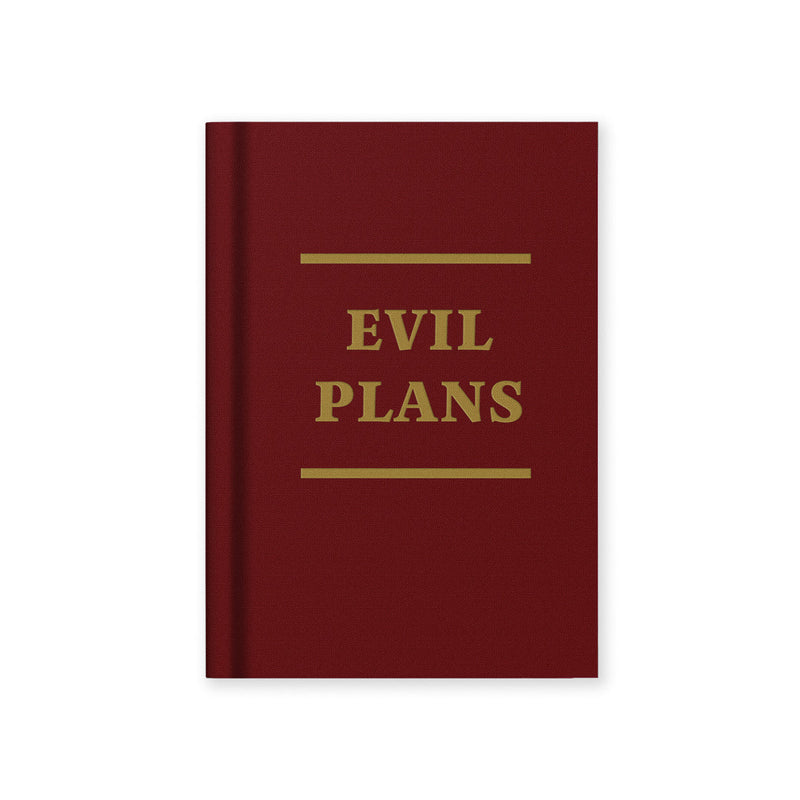 Evil Plans A7 Notebook