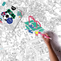Giant Colouring Poster - Goal
