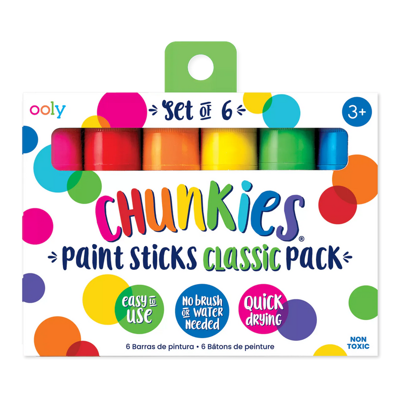 Chunkies Paint Sticks - Set of 6 - Classic