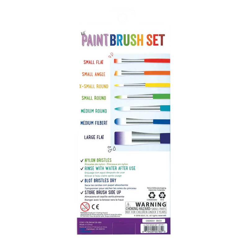 Lil Paint Brushes - Set of 7