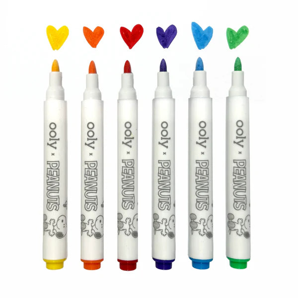 Ooly x Peanuts - DIY Shrink Art Kit & 6 Mini Paint Markers