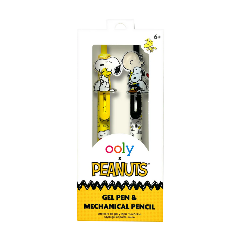 Ooly x Peanuts: Gel Pen & Mechanical Pencil - Set of 2