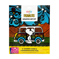 Ooly x Peanuts: Scratch Art Kit