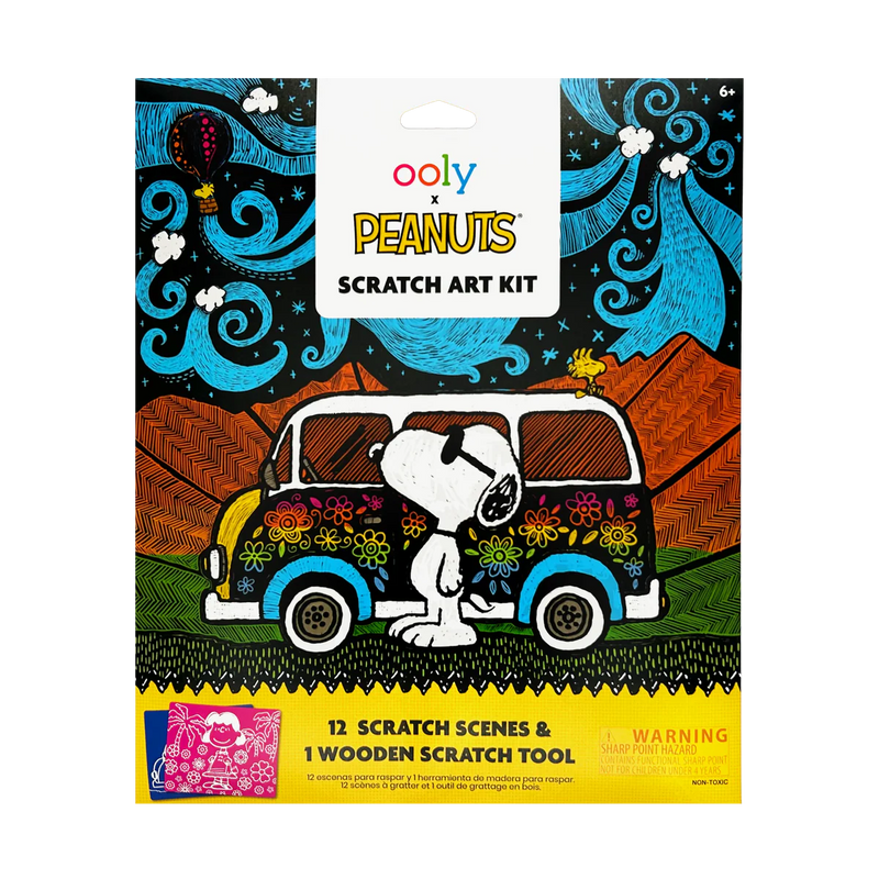 Ooly x Peanuts: Scratch Art Kit