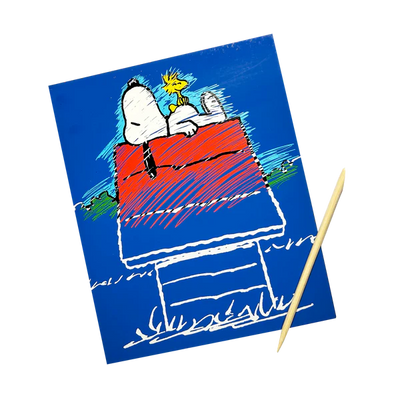Ooly x Peanuts: Scratch Art Kit