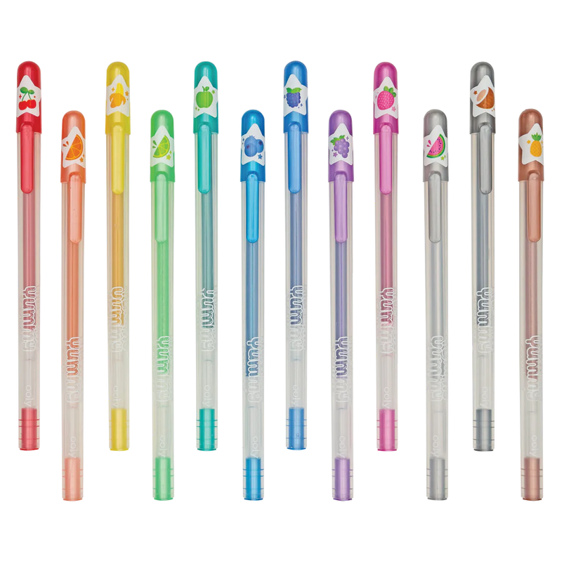 Yummy Yummy Scented Glitter Gel Pens 2.0 - Set of 12