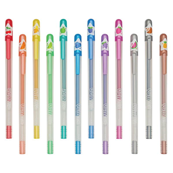 Yummy Yummy Scented Glitter Gel Pens 2.0 - Set of 12