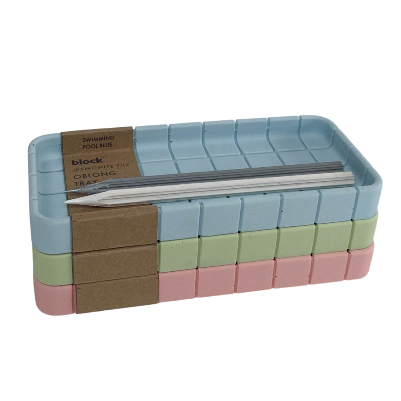 The Oblong Tray - Swimming Pool Blue